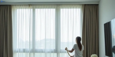 Delicate sheer drape cleaning barwon-heads-vic Matty Curtain Cleaning